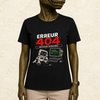 T-shirt Unisexe « Erreur 404 : Motivation introuvable - Robot »