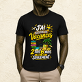 T-shirt Unisexe « J'ai besoin de vacances : 2 fois 6 mois par an seulement »